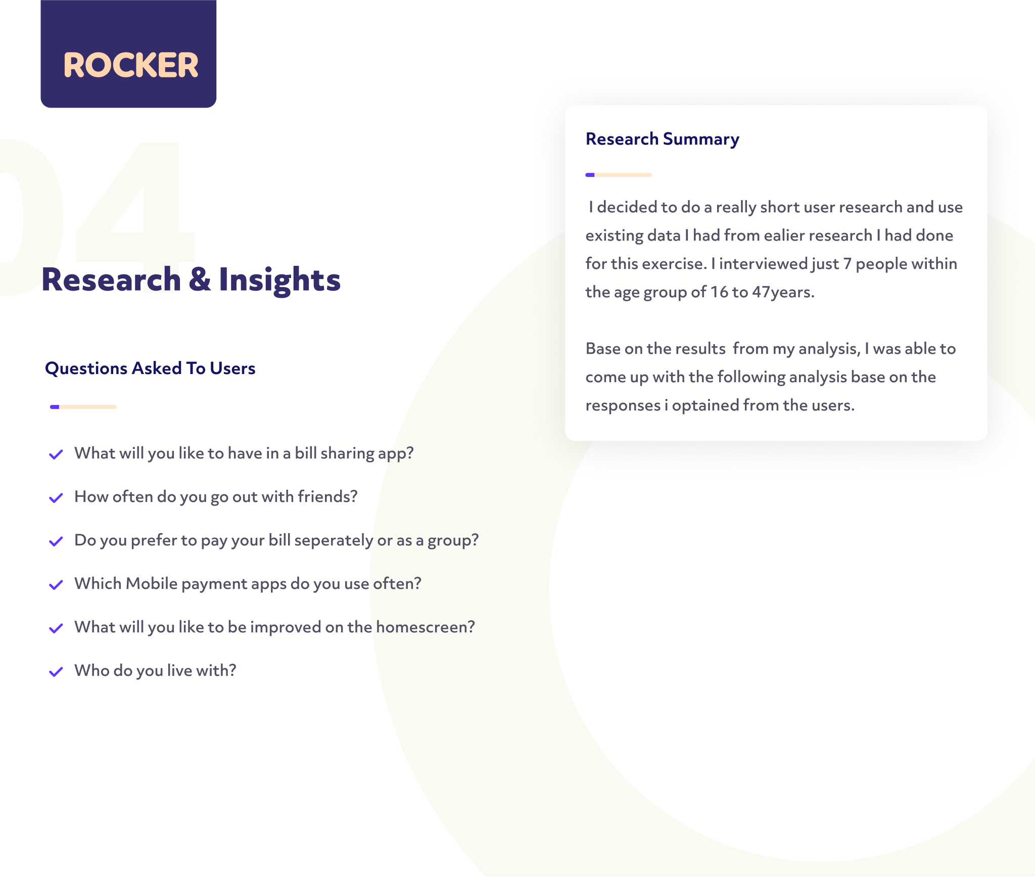 4 Research insights